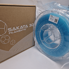 Sakata 3D PET-G MIX Barva Prozorna-Svetlo Modra Filament 1.75 mm (1 kg Kolut)