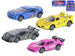 Športni avtomobil 10 cm 1:43 kovinski reverz
