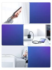 Ugreen Kabel USB-A - USB-C QC 3.0 3A 0,25 m - siv