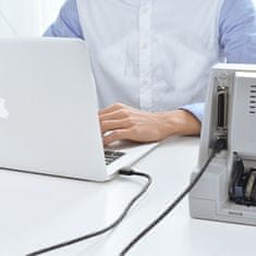 Ugreen Kabel za tiskalnik ali skener USB-B - USB-A 2.0 10 m črn
