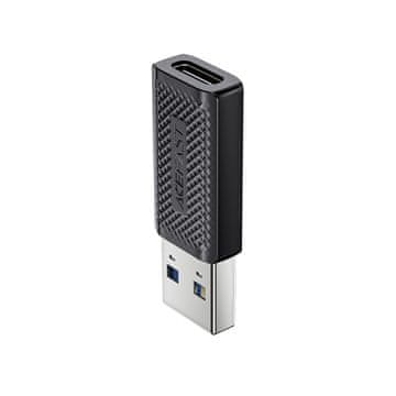 AceFast USB-C na USB-A 3.0 adapter (moški) 5 Gb/s - črn