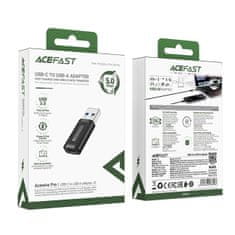 AceFast USB-C na USB-A 3.0 adapter (moški) 5 Gb/s - črn