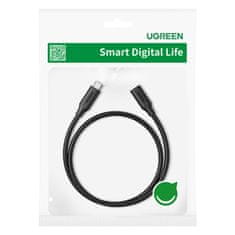Ugreen Podaljšek kabla USB-C 100 W 10 Gb/s 1 m črn