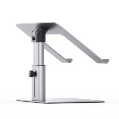 BASEUS Podstavek za prenosni računalnik 11"-17,3" nastavljiva višina aluminijast srebrn