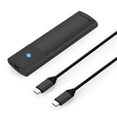 Orico Ohišje za disk PWM2-G2 M.2 NVME USB-C 10 Gb/s – črno