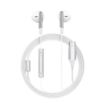 AceFast Slušalke z mikrofonom in daljinskim upravljalnikom USB-C 1,2 m – bele