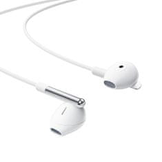 AceFast Slušalke z mikrofonom in daljinskim upravljalnikom USB-C 1,2 m – bele