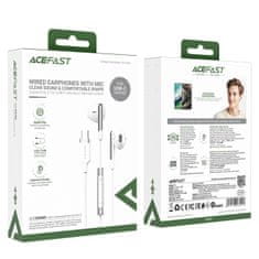 AceFast Slušalke z mikrofonom in daljinskim upravljalnikom USB-C 1,2 m – bele