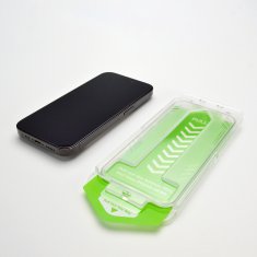 WOZINSKY 9H kaljeno steklo z montažnim okvirjem za iPhone 14 Plus Premium Glass črno