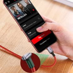Ugreen Kabel USB-C - USB-C 2.0 3A, rdeč