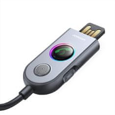Joyroom Avtomobilski brezžični sprejemnik oddajnik Audio USB AUX JR-CB6 siv