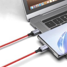 Ugreen Kabel USB-C - USB-C 2.0 3A, rdeč