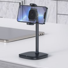 AceFast Stojalo s teleskopskim držalom za telefon, črno