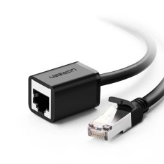 Ugreen Podaljšek za kabel FTP Ethernet RJ45 Cat 6 1000 Mbps 2 m črn