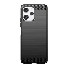 HURTEL Elastični etui ovitek vzorec karbon za Xiaomi Redmi 12 Carbon Case črn