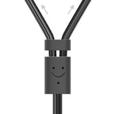 Ugreen Avdio kabel 3,5 mm mini jack (moški) - 2RCA (moški) 1 m - siv