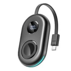 Joyroom Powerbank 2500 mAh z polnilnikom Apple Watch 3 W in kablom USB-C – črn