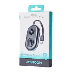 Joyroom Powerbank 2500 mAh z polnilnikom Apple Watch 3 W in kablom USB-C – črn