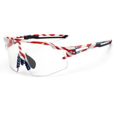 ROCKBROS Fotochromna kolesarska očala z UV filtrom in korekcijskim vložkom - model USA bela