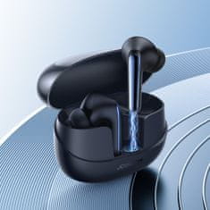 Joyroom Funpods ušesne slušalke TWS z Bluetooth 5.4 ANC in zaščito IP54 – črne