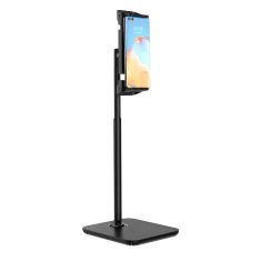 AceFast Teleskopski stojalo za pisalno mizo, držalo za telefon in tablico 135–230 mm, širina, črno