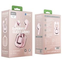 AceFast Brezžične slušalke TWS Bluetooth, roza
