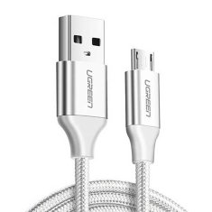 Ugreen Kabel USB-A - micro USB 2,4 A, 1 m, bel