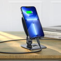 AceFast Sklopljiv stojalo držalo podstavek za telefon siv