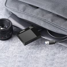 Ugreen Čitalnik pomnilniških kartic SD / micro SD / CF / MS USB 3.0 vtič - črn