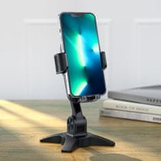 AceFast Stojalo z gravitacijskim držalom za telefon, črno
