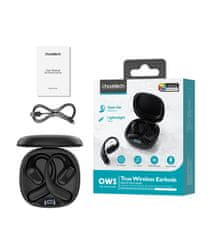 Choetech Brezžične slušalke OWS TWS Bluetooth 5.3 – črne