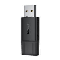 BASEUS Zunanja USB WiFi kartica 2,4 GHz 5 GHz 650 Mb/s črna