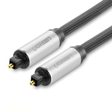 Ugreen Optični kabel za avdio signal Toslink SPDIF 1,5 m – siv