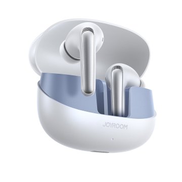 Joyroom Funpods ušesne slušalke TWS z Bluetooth 5.4 ANC in zaščito IP54 – bele