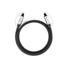 Ugreen Optični avdio kabel Toslink SPDIF 2 m – siv