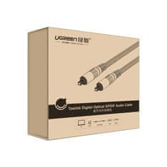 Ugreen Optični avdio kabel Toslink SPDIF 2 m – siv
