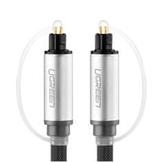 Ugreen Optični avdio kabel Toslink SPDIF 2 m – siv