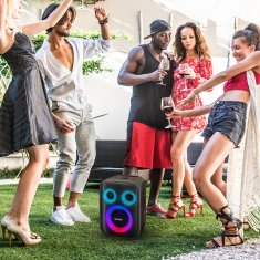 Tronsmart Brezžični zvočnik Halo 200 120 W + 2 mikrofona za karaoke – črn