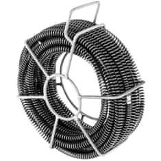 MSW Spirala za potiskanje, vzmet za hidravlične cevi 6 x 2,45 m, premer 16 mm KOMPLET