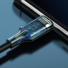 Ugreen Kabel USB-C 5A za hitro polnjenje PD QC 1 m, bel