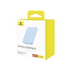 BASEUS Mini powerbank 5000mAh 20W + USB-C kabel 20V / 3A modra