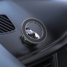 AceFast Magnetni avtomobilski nosilec za telefon na armaturno ploščo - siv