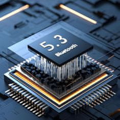 DUDAO Poslovna slušalka OWS U4A z mikrofonom za pogovore Bluetooth 5.3 IPX5 – bela