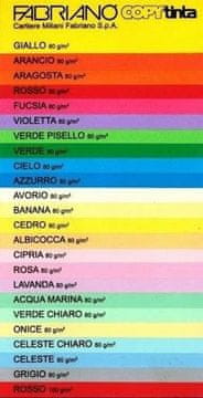 Fabriano Papir barvni a4 colore pastelne barve 80gr - rumena-cedro