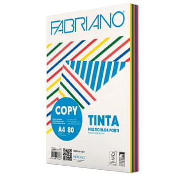 Fabriano Papir barvni mix a4 80g intenziv copy tinta 1/250-10