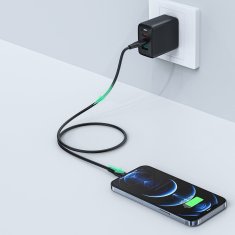 AceFast Kabel za iPhone MFI USB-C - Lightning 30 W 3 A 1,2 m bel