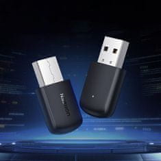 Ugreen Zunanja USB kartica za omrežje - WiFi 2,4 GHz / 5 GHz 11ac AC650 - črna