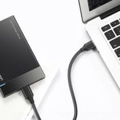 Ugreen Kabel USB-A 3.0 - USB-C 3A 2 m - črn