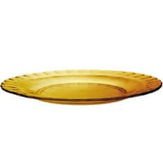 Duralex Desertni krožnik Duralex PICARDIE AMBER oranžni premer 205 mm - komplet 6 kosov.