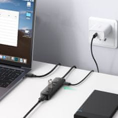 Ugreen USB-A HUB razdelilnik - 4x USB 3.2 Gen 1 črn